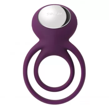 SVAKOM Tammy vibrerende cockring, ontworpen voor intense stimulatie met krachtige vibraties en verschillende standen. Gemaakt van zacht, lichaamsveilig siliconenmateriaal voor een comfortabele pasvorm. Oplaadbaar, waterdicht en gemakkelijk in gebruik, ideaal voor het verrijken van de seksuele ervaring voor beide partners.