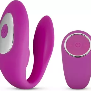 Roze EasyToys Tap Dancer koppelvibrator met afstandsbediening