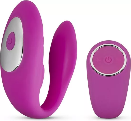 Roze EasyToys Tap Dancer koppelvibrator met afstandsbediening