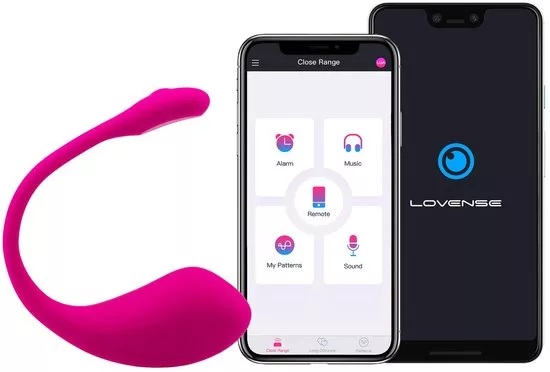 Roze Lovense Lush 4 vibratie-eitje