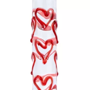 Gildo glazen G-spot en prostaatdildo met hartjes