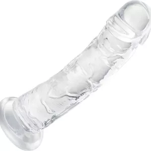 Humery - Realistische Transparante Siliconen Dildo met Zuignap - 18 cm - Maat S - Dildo's - Sex Toy voor Vrouwen en Mannen